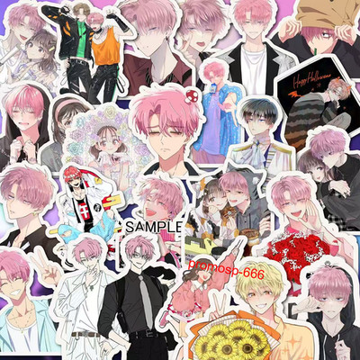 48Pcs Tamon's B-Side Fukuhara Tamon Kinoshita Utage Anime Sticker Waterproof