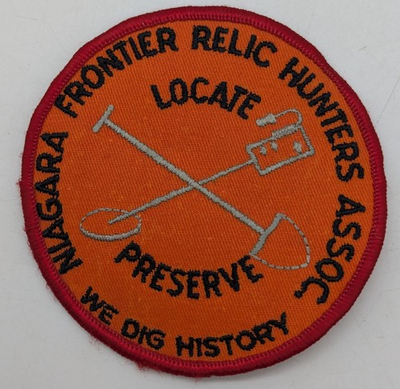 #ad #ad Vtg Niagara Frontier Relic Hunters Association Buffalo NY Embroidered Patch $14.99