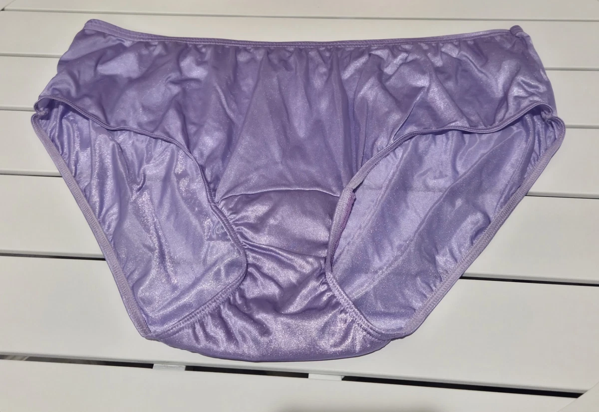 Seyc Shadowline Bikini Panty Shiny Nylon Wide Gusset 10/3XL Spellcast