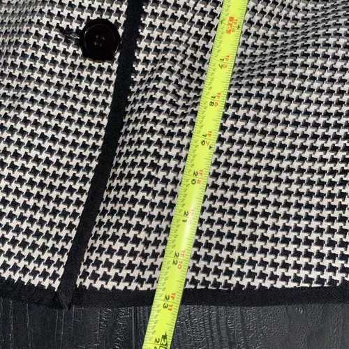 Talbots Hahnentritt Blazer Jacke Damen 10 Wolle Seide Poly Mischung Vintage - Bild 6 von 15