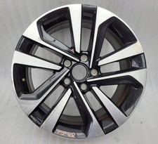 1x Alufelge 17 Zoll 7.0" 5x112 45ET Glanz Schwarz 2GA601025R VW T-Roc Troc