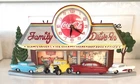 Vintage Coca-Cola Family Drive-In Diner Wall Clock