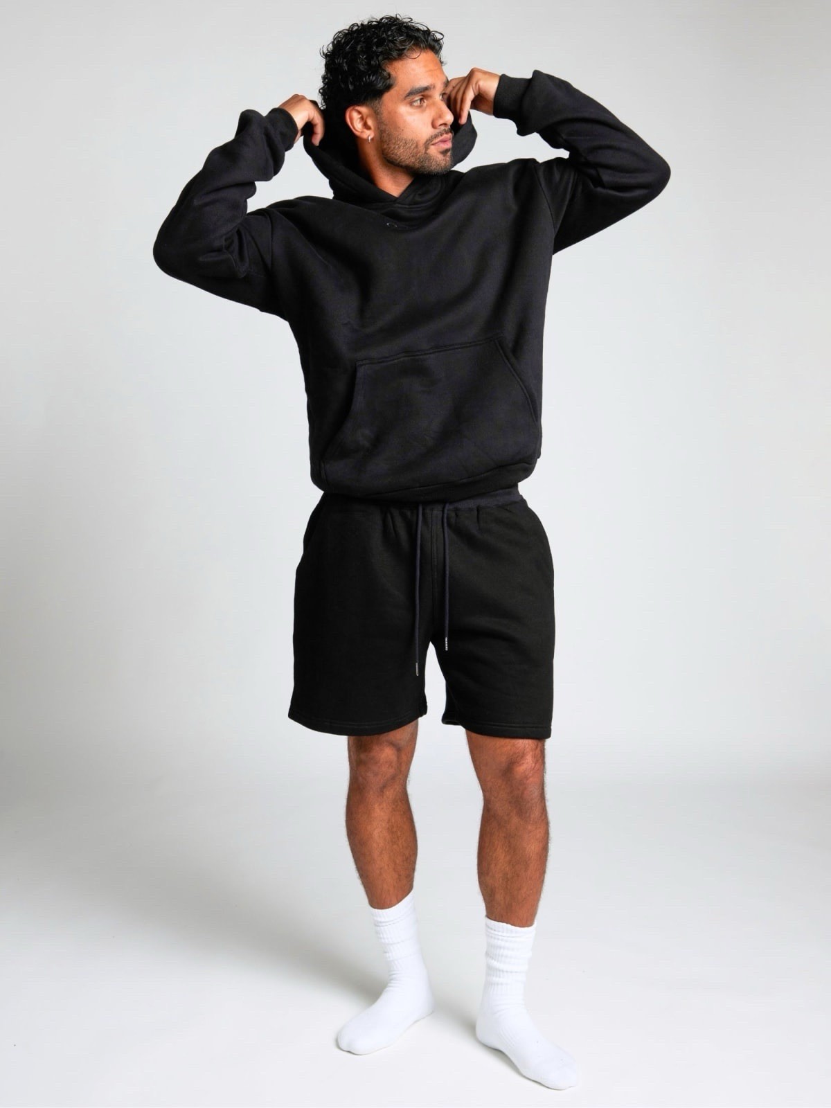 COMFRT Signature Hoodie in Onyx Black - Size Large