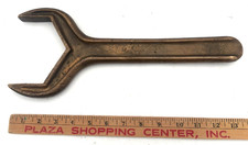 Antique Thoms #2 Solid Brass Wrench 14” Long 4-1/4"