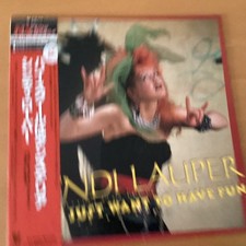 CYNDI LAUPER GIRLS JUST WANT TO HAVE FUN JAPAN 12 INCH SINGLE OBI 12-3P-509