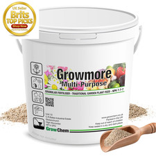 Growmore Fertiliser (1KG Bucket) Multi-Purpose Plant Food Granules – NPK 7-7-7