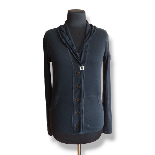 Women Marc Cain Sweater Black Cotton 36 / S / 44