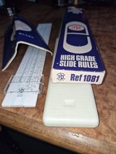 Vintage Calculator Slide Rule Ruler TS Emblem Series No. 1081 with instructions