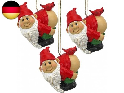 Design Toscano Weihnachtsverzierung - Gartenzwerge Figur - Loonie Moonie GNOME