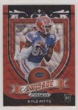 2021 Panini Prizm Draft Picks Crusade Ruby Wave Prizm Kyle Pitts #167 0c6