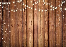 Brown Wood Backdrop 7X5FT Rustic Photo Background Country Wooden Wedding Party
