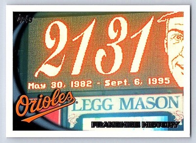 Baltimore Orioles Baseball Cards - Random Years - PICK YOUR CARDS
