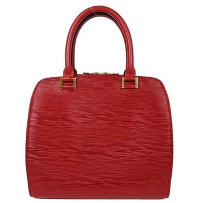 Louis Vuitton Pont Neuf Handbag Epi Leather Red Leather