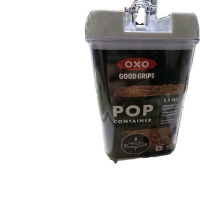 OXO POP 1,1 qt Kunststoff Kurz Klein Lebensmittel Aufbewahrung Behälter Weiß G96