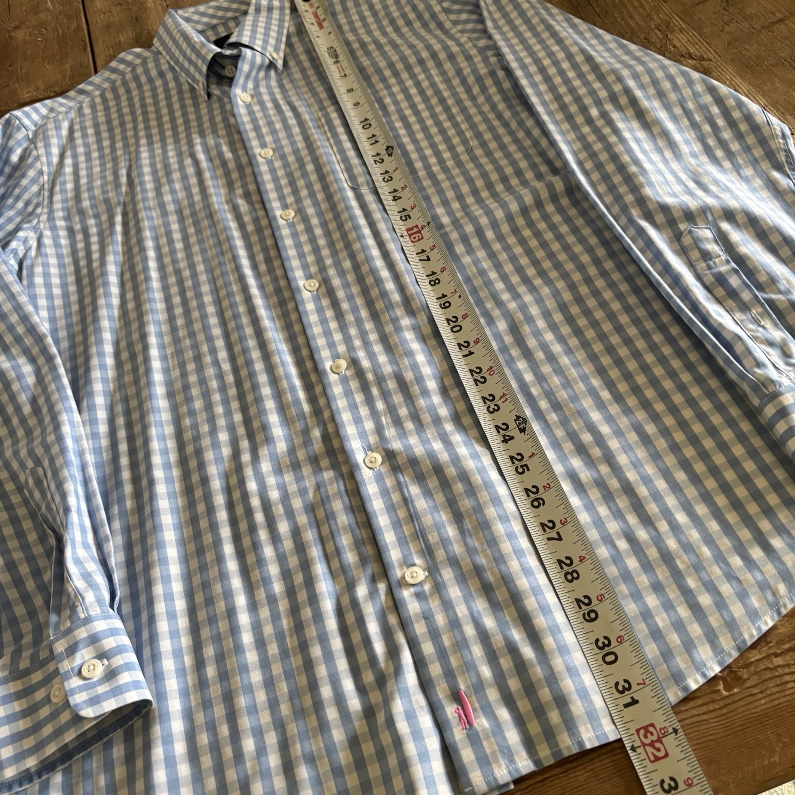 Johnnie-O Prep Performance Button Down Plaid Shir… - image 6