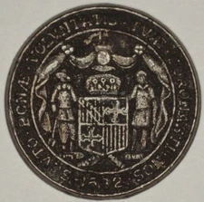 Vintage Colonial MARYLAND Restrike Fantasy Bronze Coin