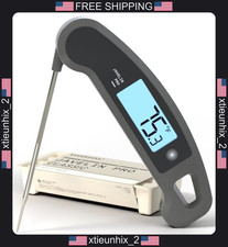Digital Meat Thermometer Instant Read Food Probe with Backlit Display