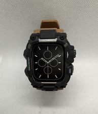 ULTIMAL Rugged Band With No Case For Apple Watch 44mm, Shockproof. Brown Band