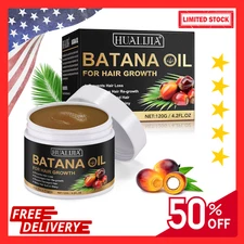 Raw Batana Oil for Hair Growth and Repair, 100% Pure Dr. Sebi Unrefined Batana O