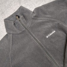 Columbia Sportswear Fleece Jacket Women's Size Medium Gray Full Zip