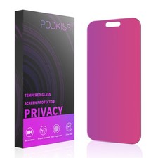for iPhone 17 Max Privacy Screen Protector 6.9 Inch, Pink Gradient Anti Spy A...