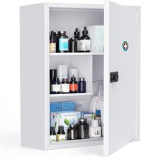 Locking Medicine Cabinet Medication Lock Cabinet with Code