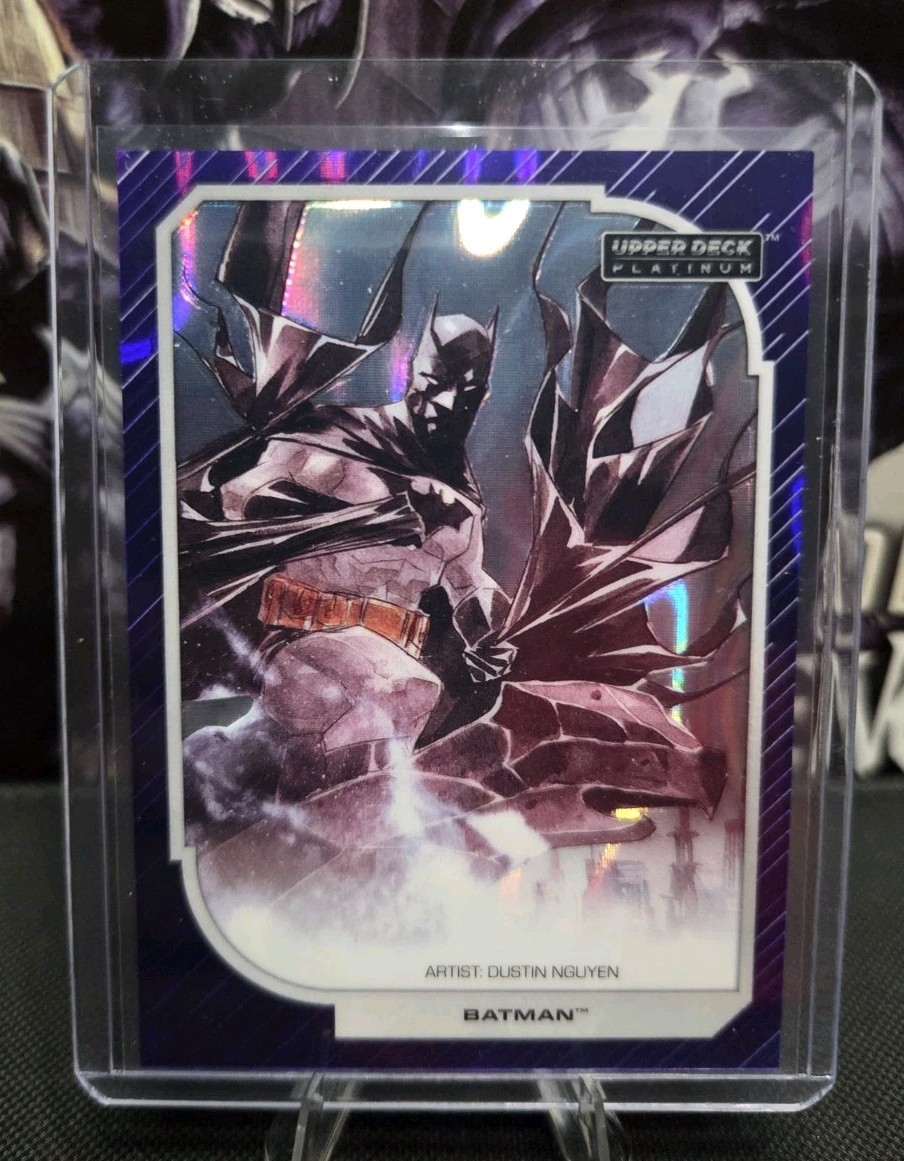 Batman 2026 Upper Deck Platinum DC Comics Purple Lava /249