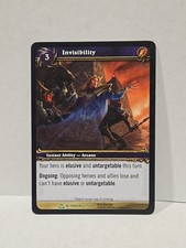  WoW TCG Invisibility Servants of the Betrayer World of Warcraft