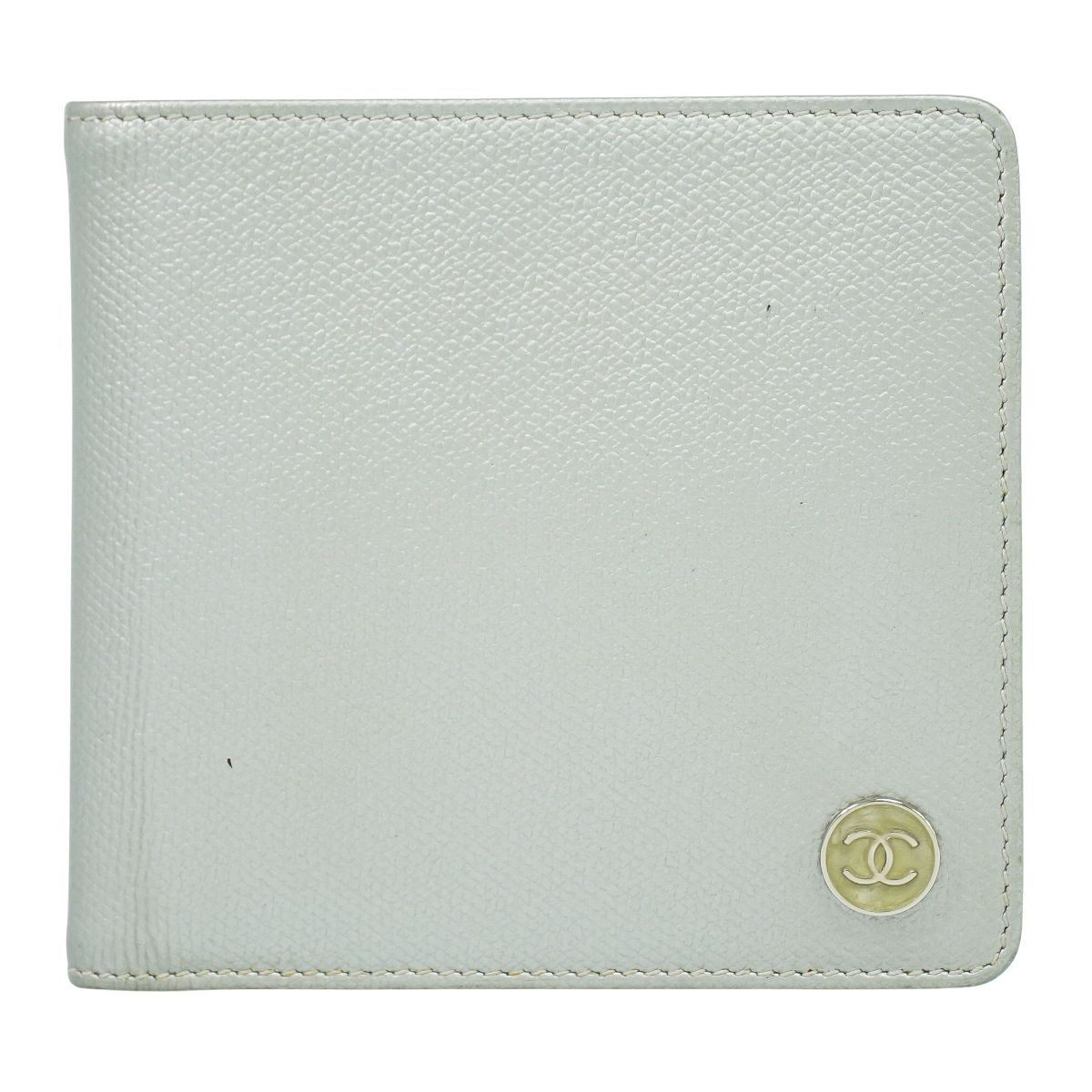 CHANEL Coco Mark Coco Button Folded Compact Walle… - image 1