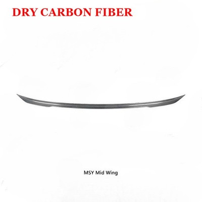 For Cayenne 9Y0.1/9Y0.2 MSY Dry Carbon Fiber Mid Wing Rear Spoiler 2018-Up