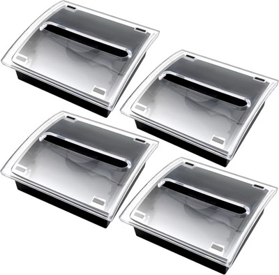 Soporte para Notas Adhesivas de 3 x 3 Pulgadas Base Negra y Tapa Transparente 