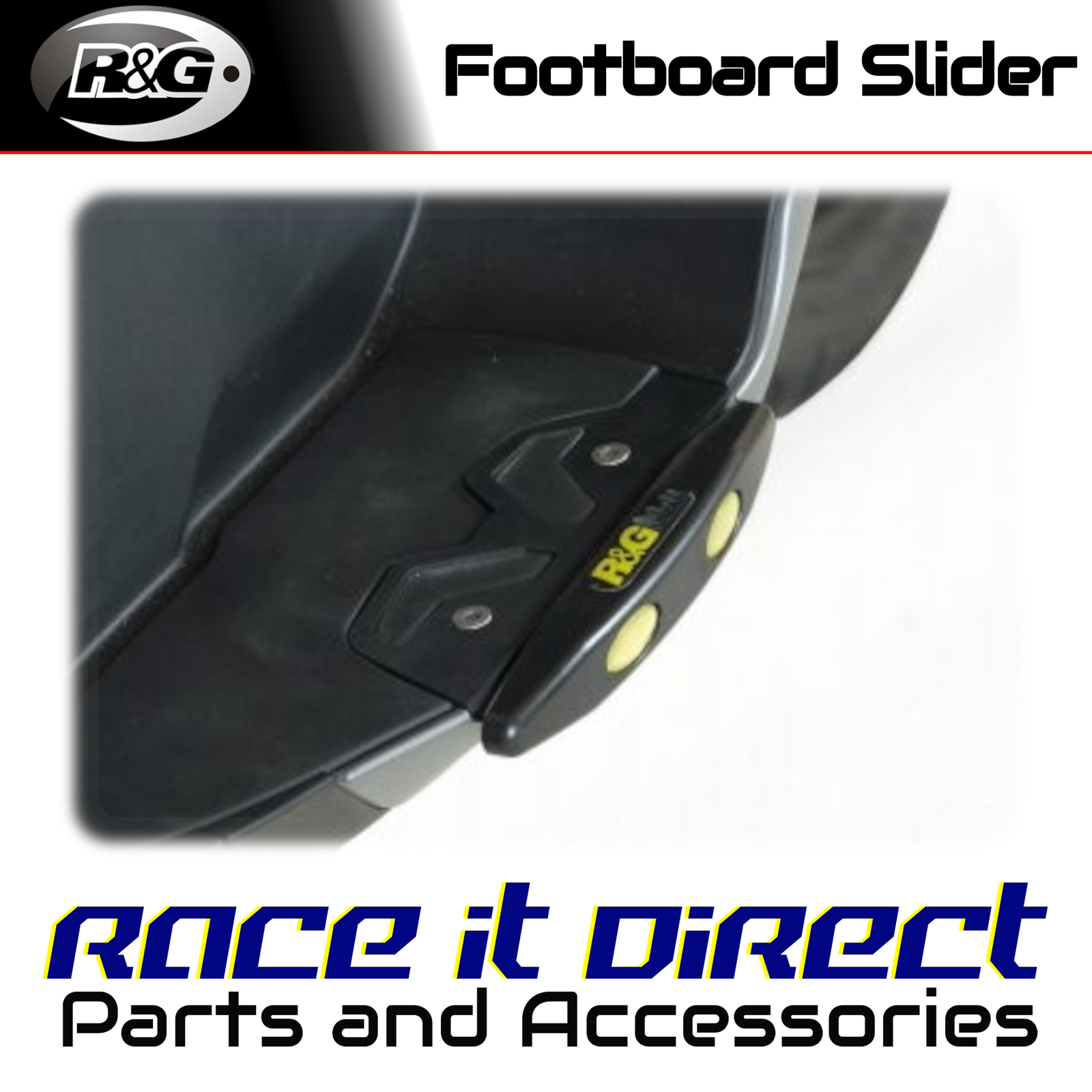 R&G - TP0005BK - Footboard Sliders
