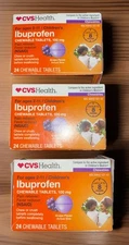 Children's MOTRIN  / Ibuprofen Fever & Pain Treatment Chewable Tablets - 10g Lot