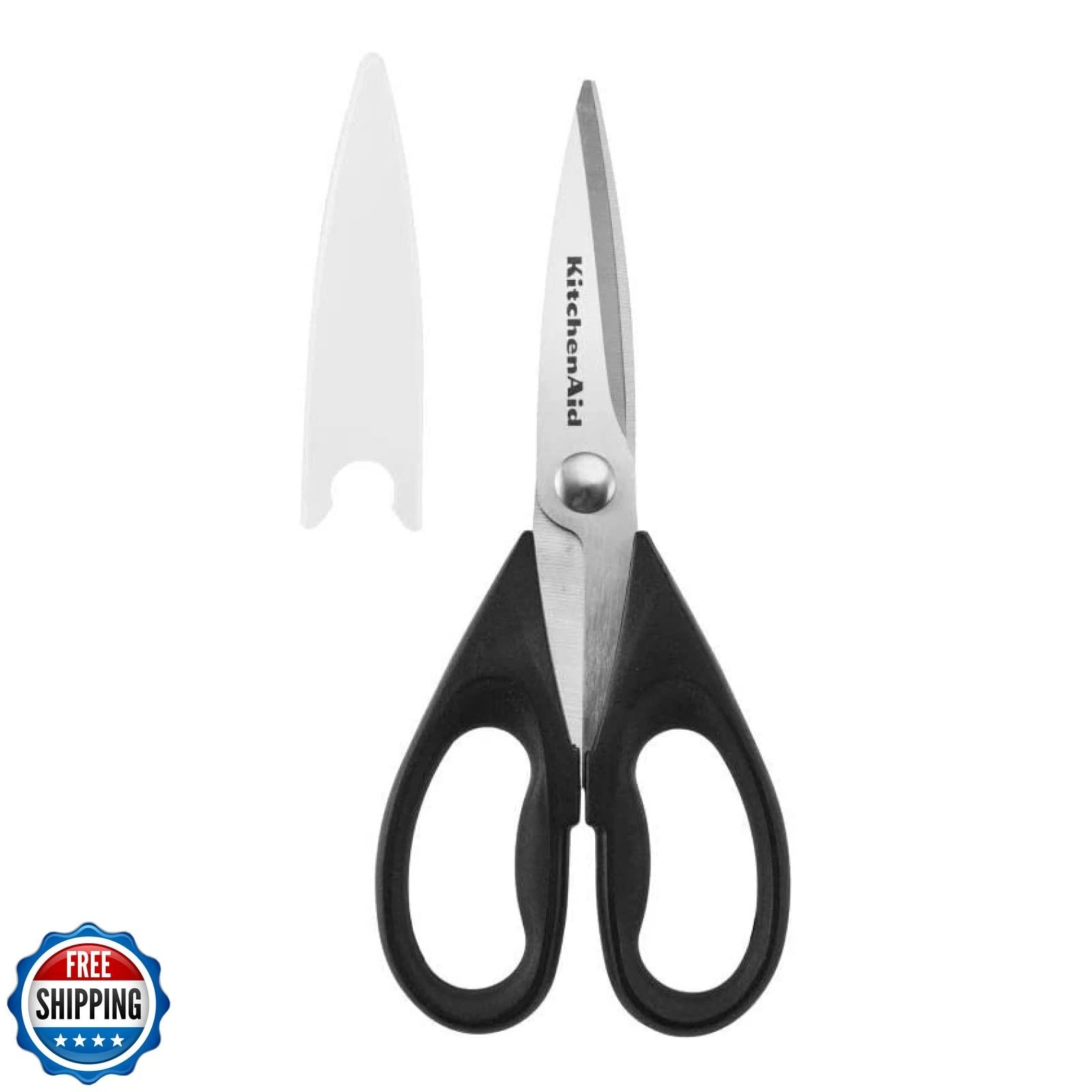 KitchenAid All Purpose Kitchen Shears with Protective Sheath Durable Stainles