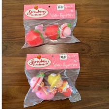 Y2K Strawberry Shortcake Water Squirters Toy 2-Pack Vintage Sealed 2000s NIP NOS