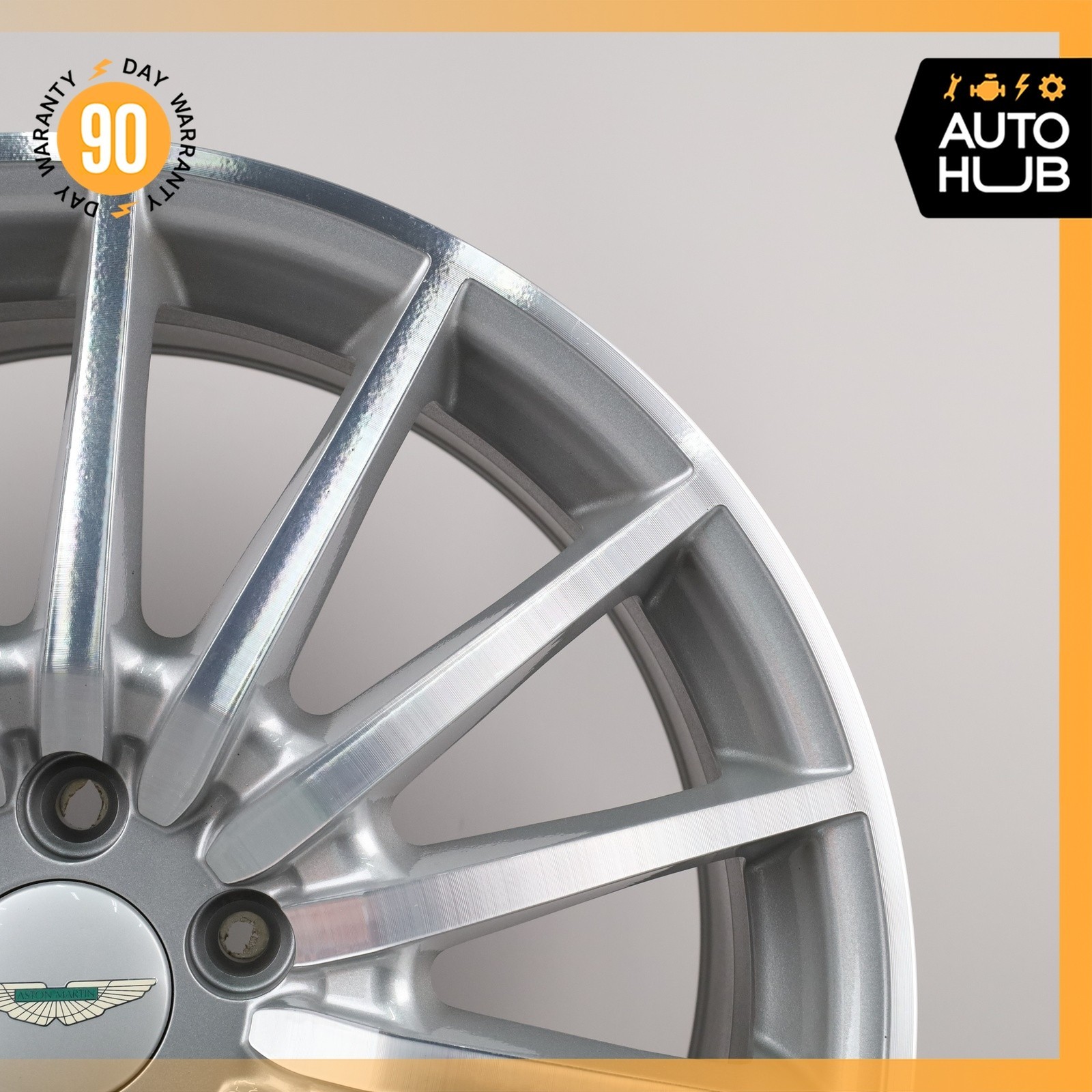 Aston Martin DB9 8.5 x 19 19" Front Wheel Rim Silver 4G431007FA OEM