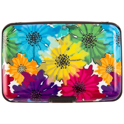 Portatarjetas de Crédito, Cartera de Metal Bloqueo RFID Mini Delgado Aluminio Negocio...
