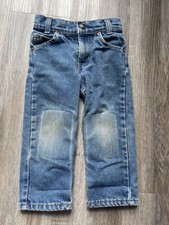 Vintage 70s 80s Levis Orange Tab Kids Toddler Denim Jeans W21.5