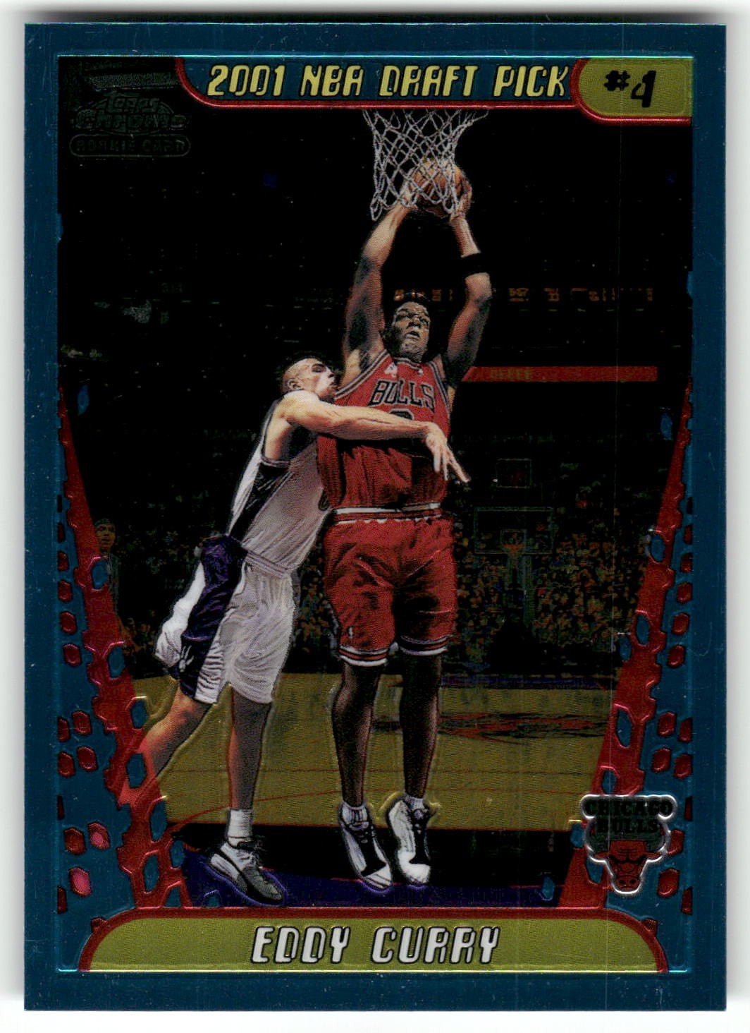 Eddy Curry 2001-02 Topps Chrome #132 RC Chicago Bulls