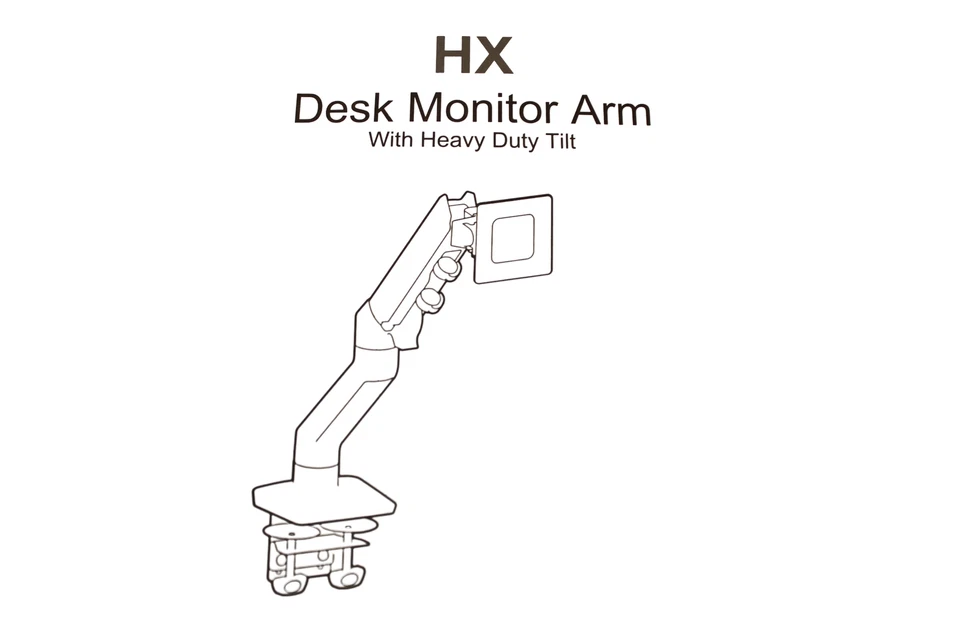 Ergotron HX Premium Heavy Duty Gaming Monitor Desk Mount for 1000R Curved Monito - Image 2 of 2