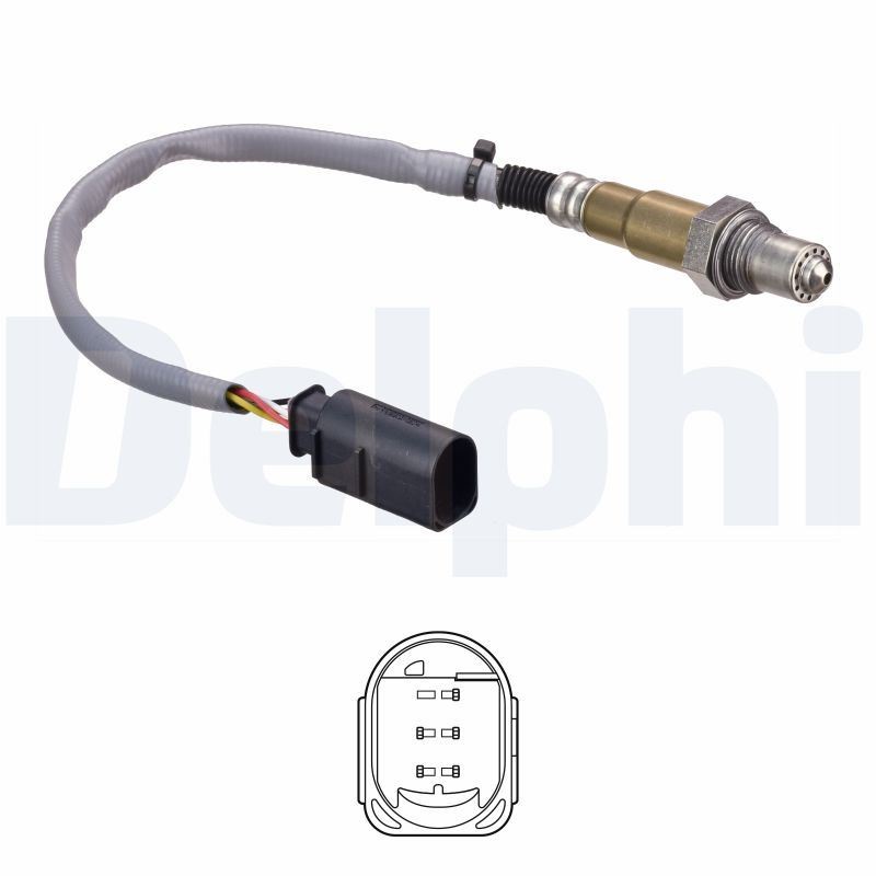Für DELPHI ES21133-12B1 Oxygen Sensor ES21133-12B1 Lambda probe (number of wire - Bild 4