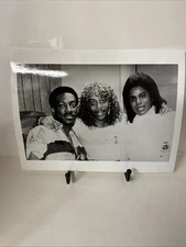 GLOW Rick James, Eddie Murphy & Jermaine Jackson Publicity Press Kit Photo 8x10