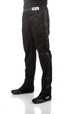 RaceQuip Single Layer Racing Driver Fire Suit Pants SFI 3.2A/ 1 Black 4X-Large