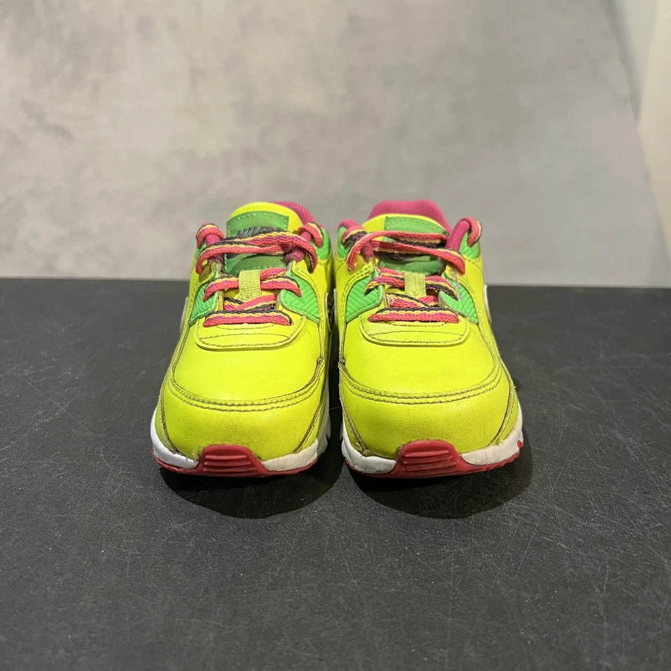 Nike Air Max 90 Zapatos Juveniles 6c Voltios Rosa CW5798-700 Niños Tenis Atléticos Foto 2 de 4