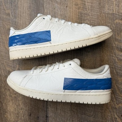 Nike Air Jordan 1 Centre Court White Blue Low Size 10.5 Sneakers DJ2756-103