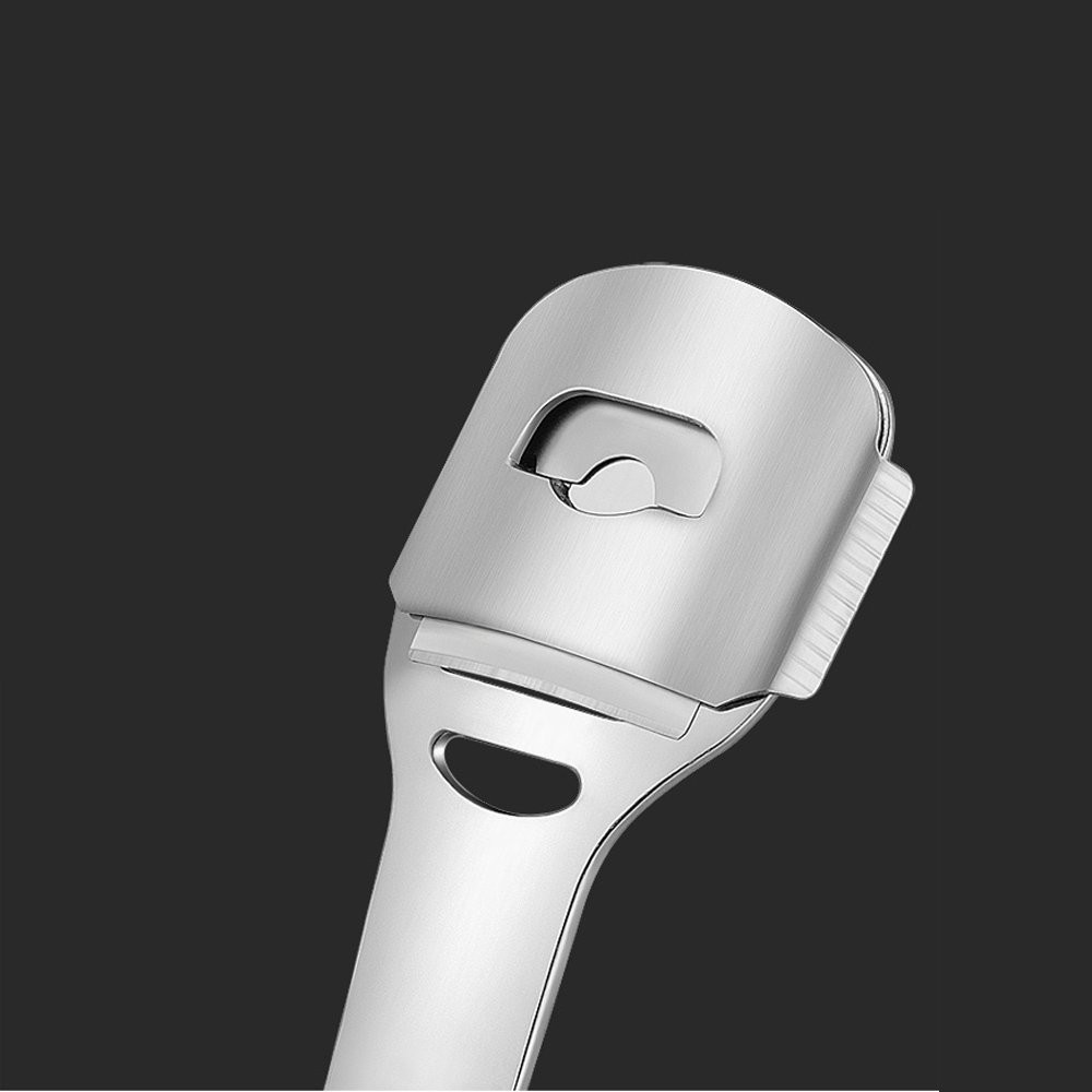 Premium Stainless Steel Callus Shaver Foot Scraper with Replacement Blades