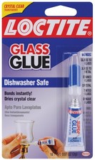 Instant Glass Glue 0.07 Oz Pack of 1 , Clear