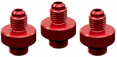 1/4'' Aluminum Quick Connect Test Fittings for PVB Backflow Assemblies, set of 3 