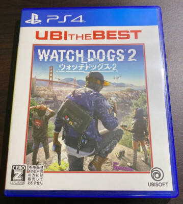 PS4 PlayStation 4 Ubi the Best Watch Dogs 2 Japanese Games Tested Genuine