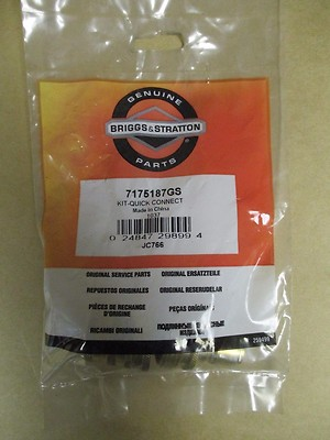#ad Briggs amp; Stratton 7175187GS Pressure Washer Garden Hose Quick Connect Kit $17.50